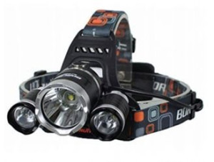 Latarka Czołowa 3 Led T6 Cree Czołówka 2 Baterie