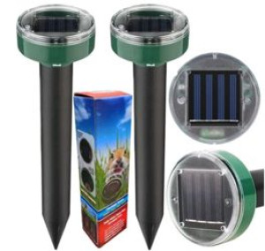 2x Mocny Odstraszacz Solarny Kretów Nornice Krety