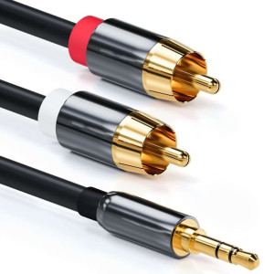 Reagle Kabel Mini Jack 2x Rca Chinch Stereo Gold Hq 5m