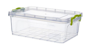 Pojemnik uniwersalny organizer do przechowywania żywności TIM 4 L przezrocz