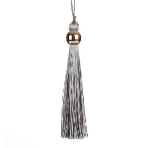 Sznur dekoracyjny do zasłon KSENIA szary