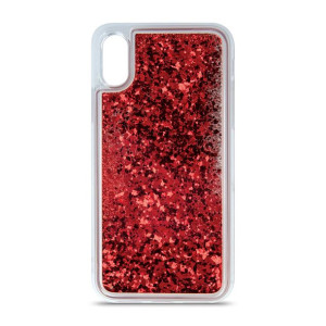 Nakladka Liquid Sparkle TPU do Samsung Galaxy A20e czerwona