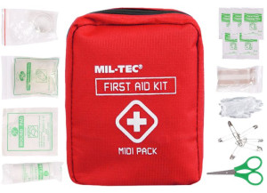 Apteczka Mil-Tec midi czerwona