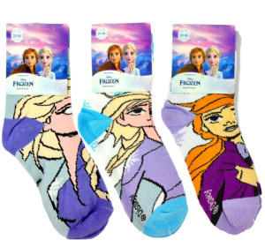 Skarpetki dziecięce Frozen Kraina Lodu 3-pak 23/26
