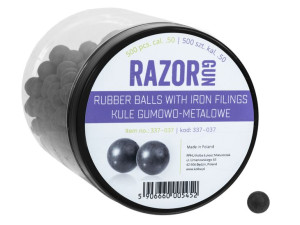 Kule gumowo-metalowe RazorGun 50 kal. .50 / 500 szt. do Umarex HDR50 HDP50