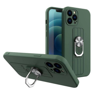 Ring Case silikonowe etui z uchwytem na palec i podstawką do iPhone 11 Pro