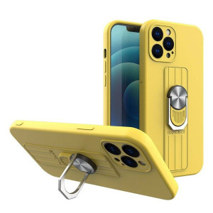 Ring Case silikonowe etui z uchwytem na palec i podstawką do iPhone 13 Pro