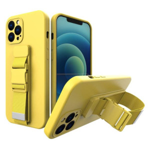 Rope case żelowe etui ze smyczą łańcuszkiem torebka smycz iPhone SE 2020 /