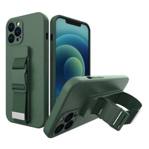 Rope case żelowe etui ze smyczą łańcuszkiem torebka smycz iPhone SE 2020 /