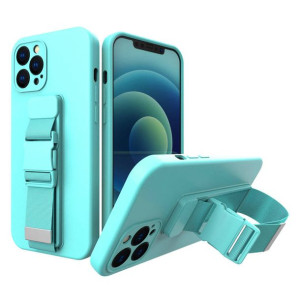 Rope case żelowe etui ze smyczą łańcuszkiem torebka smycz iPhone SE 2020 /