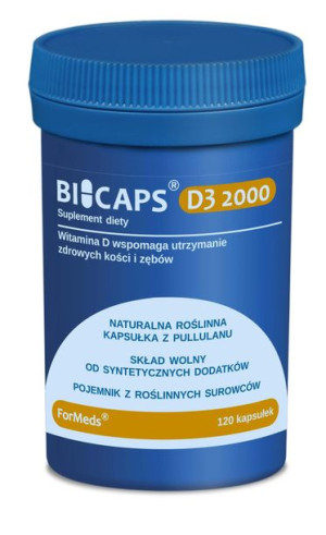 ForMeds BICAPS®  D3 2000 120 kaps.
