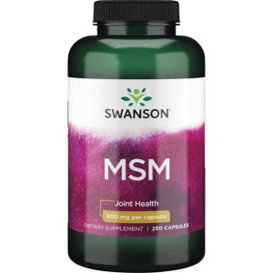 SWANSON MSM Siarka Organiczna 500 mg 250 kaps.