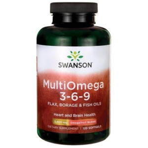 SWANSON Multiomega 3-6-9 120 kaps.