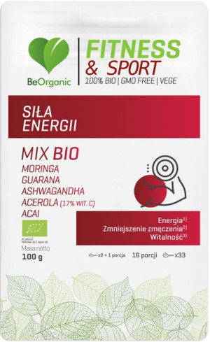 BEORGANIC Siła Energii MIX BIO 100 g