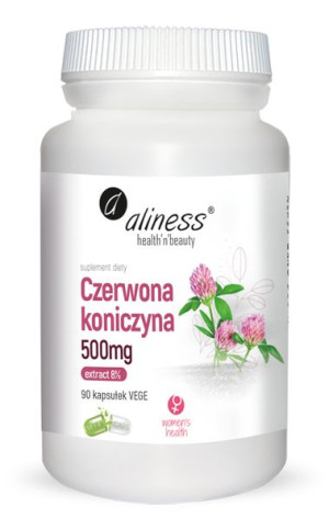 ALINESS Czerwona Koniczyna Extract 8% 500 mg 90 kaps.