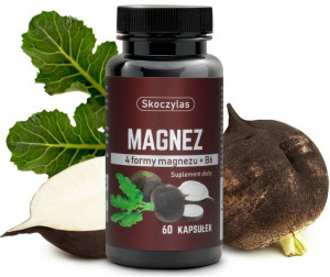 SKOCZYLAS Magnez 4 Formy Czarna Rzepa 60 kaps.