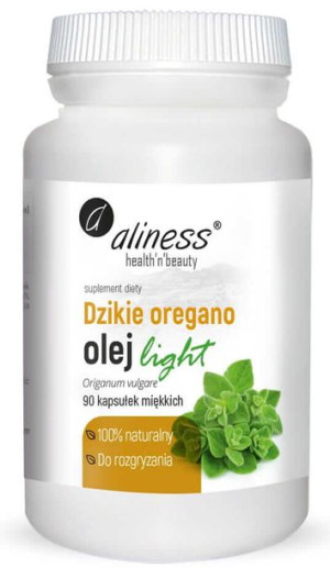 ALINESS Dzikie Oregano Olej Light 100% 90 kaps.