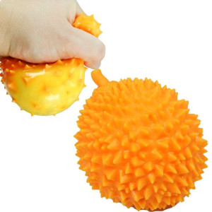 Zabawka sensoryczna gniotek gumowy - owoc durian