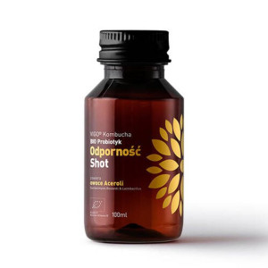 Vigo Kombucha Bio Probiotyk ODPORNOŚĆ Shot Zawiera Acerolę i Imbir Bezglute