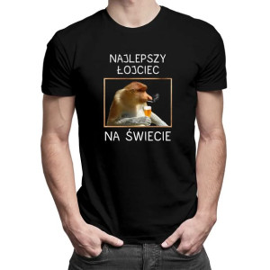 Najlepszy łojciec na świecie - męska koszulka na prezent dla taty