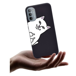 Etui back case matt do Motorola Moto G51 5G WZORY