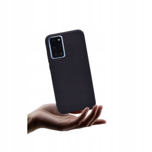 Etui Case czarne matowe Matt Black do Oppo A55 5G