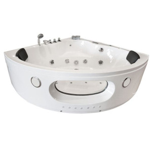 Wanna łazienkowa narożna SPA z hydromasażem 152X152X55cm MO-1638