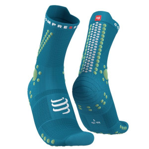 COMPRESSPORT Skarpetki do biegania trailowe ProRacing Socks V4 Trail turkus