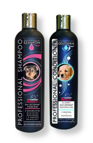 SUPER BENO PROFESSIONAL mokry szampon DLA SZCZENIĄT YORKÓW + odżywka (2x250