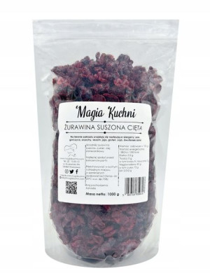Żurawina SUSZONA 1kg CIĘTA
