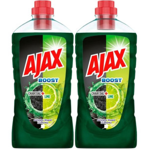 Ajax Boost Charcoal Lime Płyn do Podłóg 2x 1L