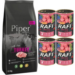 Dolina Noteci Piper Junior indyk 12kg+1,6kg GRATIS