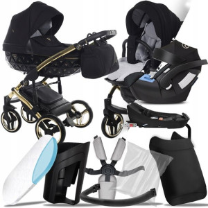 Wózek Junama 4w1 Exclusive 01 I Cybex Aton + Baza