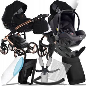 Wózek Junama 4w1 Exclusive 02 I Pixel + Baza Iq