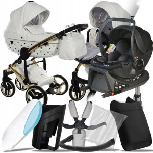 Wózek Junama 4w1 Exclusive 03 I Babysafe York Baza