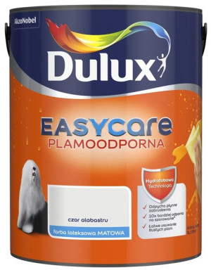 FARBA DULUX EASY CARE- czar alabastru, 5l