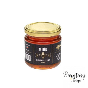 Polski 100% Naturalny Miód Wielokwiatowy z Baranowa 220g Apimar