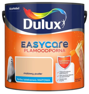 FARBA DULUX EASY CARE- matowy puder, 2.5l