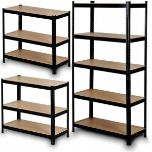 2w1 Regał Magazynowy Metalowy 150x75x30cm 750kg