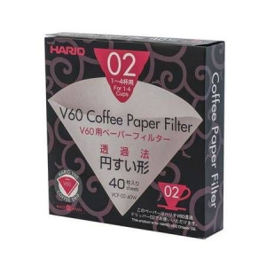 Hario filtry papierowe do dripa V60-02 40szt