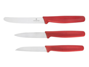Zestaw 3 noży Victorinox 5.1111.3 (czerwony)