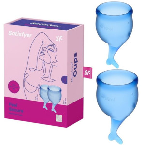 Tampony - Feel Secure Menstrual Cup (dark blue) kubeczki mentruacyjne