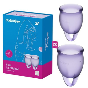 Tampony - Feel Confident Menstrual Cup (lila) kubeczki menstruacyjne