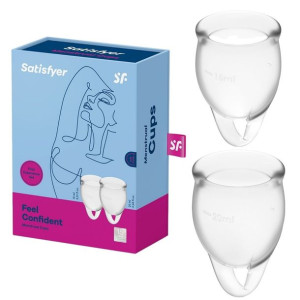 Feel Confident Menstrual Cup (transparent) kubeczki menstruacyjne