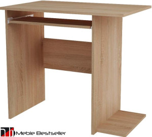 Małe biurko KOMPUTEROWE B017 KOLOR SONOMA 80cm