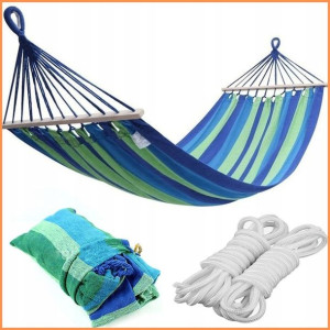 Hamak 2 Osobowy Z Pałąkiem 150 X 200 200 Kg+gratis