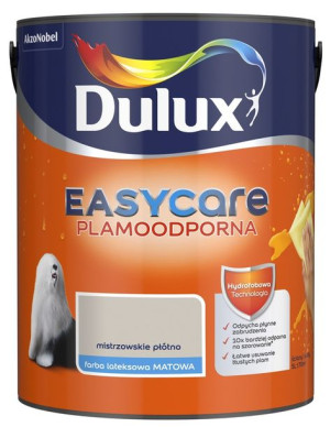  FARBA DULUX EASY CARE- mistrzowskie płótno, 5l.
