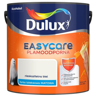 FARBA DULUX EASY CARE- nieskazitelna biel, 2.5l