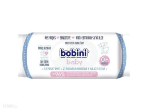Bobini Chusteczki nawilżane dla dzieci Sensitive 60szt
