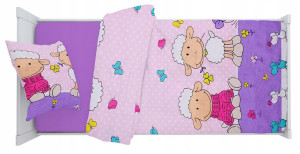 Pościel 140x160 cm + 70x80 BAWEŁNIANA 100% Komplet